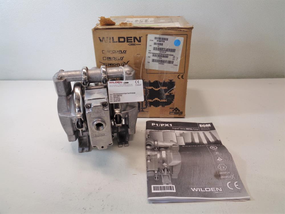 Wilden Pro-Flo X Air Operated Double Diaphragm Pump PX1/AAAAA/VTS/VT/ATF/0320